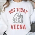 thumbnail image 1 of Not Today Vecna Sweatshirt, Sci-Fi TV Show Inspired Sweatshirt - Sizes S-5XL ,Art Print JSC, 1 of 5
