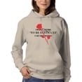 thumbnail image 1 of Not Trying To Be Difficult. Hoodie Women -Image by Shutterstock, Female 3X-Large, 1 of 4