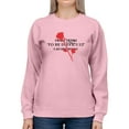 thumbnail image 1 of Not Trying To Be Difficult. Sweatshirt Women -Image by Shutterstock, Female 4X-Large, 1 of 4