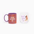 thumbnail image 1 of Not With It, Lets Get It Coffee Mug & Wine Glass, 1 of 4