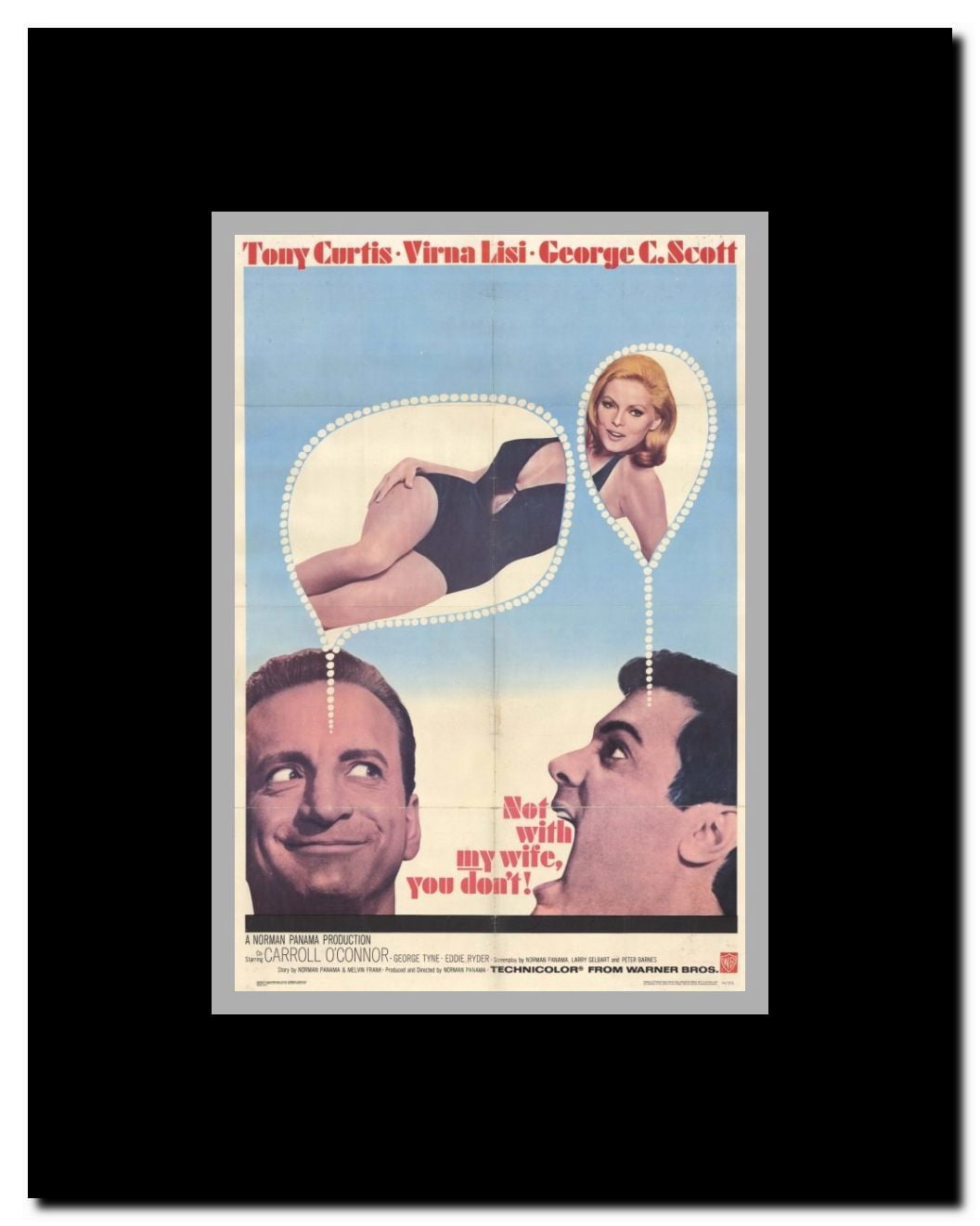 Not With My Wife You Dont Framed Movie Poster