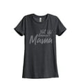 thumbnail image 1 of Not Yo' Average Mama Women's Fashion Relaxed T-Shirt Tee Charcoal Grey X-Large, 1 of 3