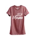thumbnail image 1 of Not Yo' Average Mama Women's Fashion Relaxed T-Shirt Tee Heather Rouge X-Large, 1 of 3