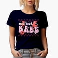 thumbnail image 1 of Not Your Babe, Retro Anti Valentine's Day Gift, Navy Blue T-Shirt, 2XL, 1 of 5