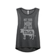 thumbnail image 1 of Not Your Mom Not Your Milk Women's Fashion Sleeveless Muscle Workout Yoga Tank Top Charcoal Grey 2X-Large, 1 of 3