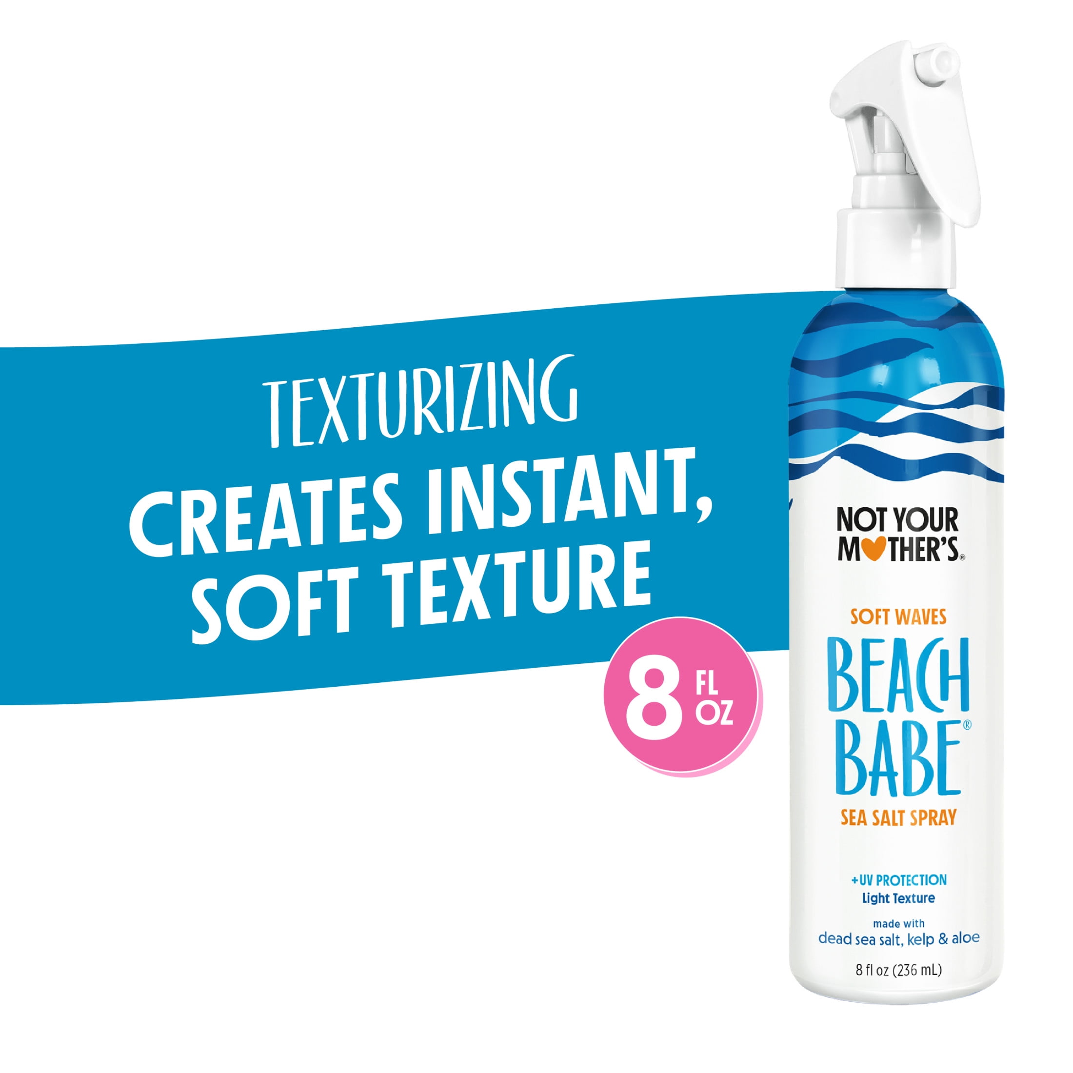 Not Your Mother's Beach Babe Soft Waves Sea Salt Spray with UV Protection, 8 fl oz