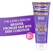 Not Your Mother's Blonde Moment Purple Bonding Conditioner for Light and Silver Hair Tones, 8 fl oz
