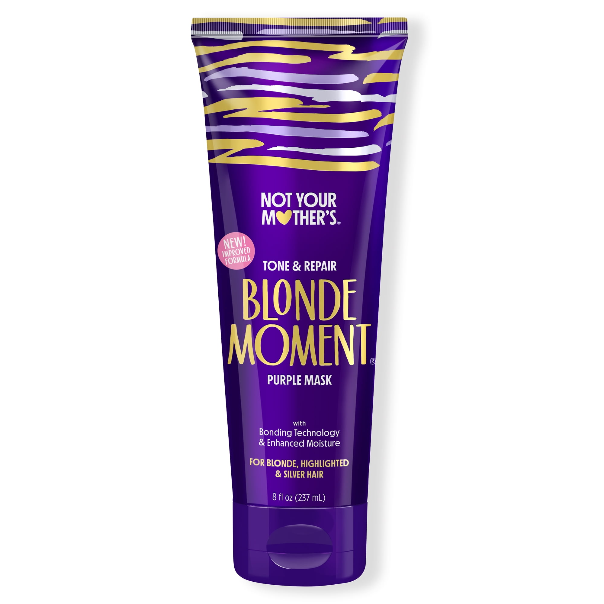 Not Your Mother's Blonde Moment Purple Bonding Mask for Light and Silver Hair Tones, 8.5 fl oz