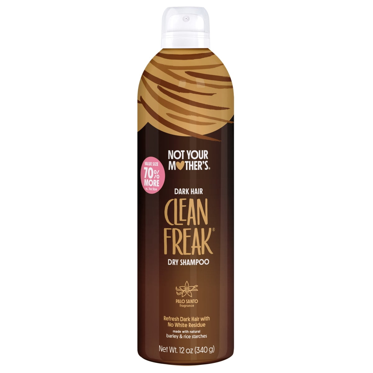Not Your Mother's Clean Freak Dry Shampoo for Dark Hair Shades, 12 oz