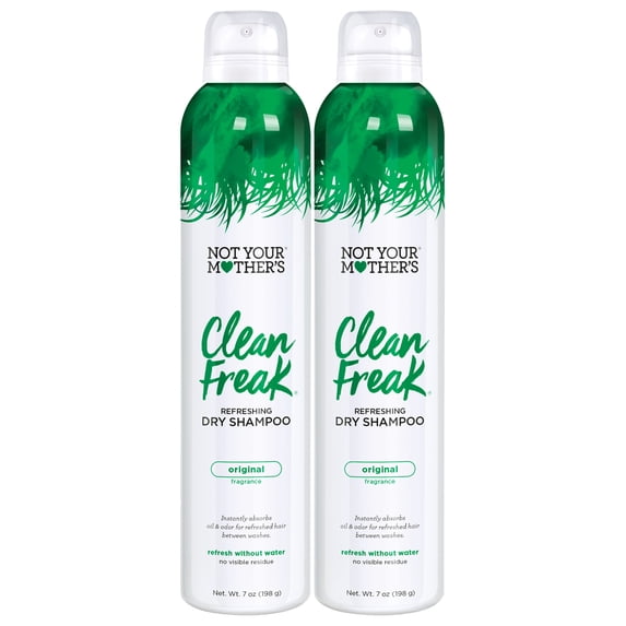 Not Your Mother's Clean Freak Refreshing Dry Shampoo Spray, Original 7oz 2Pack