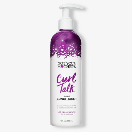 Not Your Mother's Curl Talk 3-in-1 Conditioner with Rice Curl Complex, 12 Oz