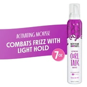 Not Your Mother's Curl Talk Curl Activating Hair Mousse for Lightweight Hold, 7 oz