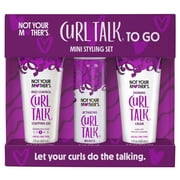 Not Your Mothers Curl Talk To-Go Mini Styling Kit, Citrus Jasmine, 3-Piece Curly Hair Styling Kit