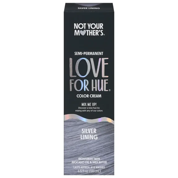Not Your Mother's Love For Hue Semi-Permanent Silver Lining Color Cream (4.5 fl oz)