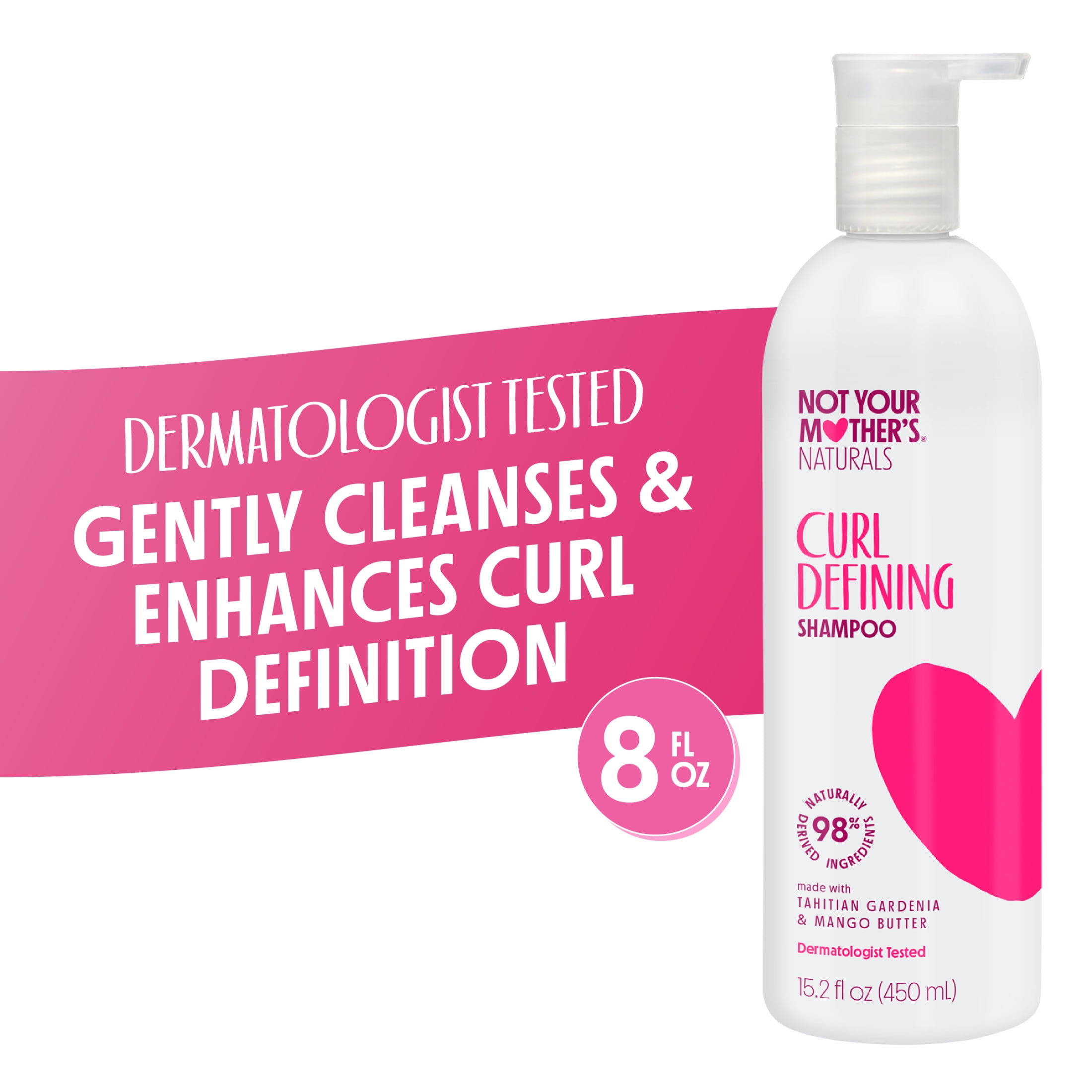 Not Your Mother's Naturals Curl Defining Tahitian Gardenia and Mango Butter Shampoo, 15.2 fl oz