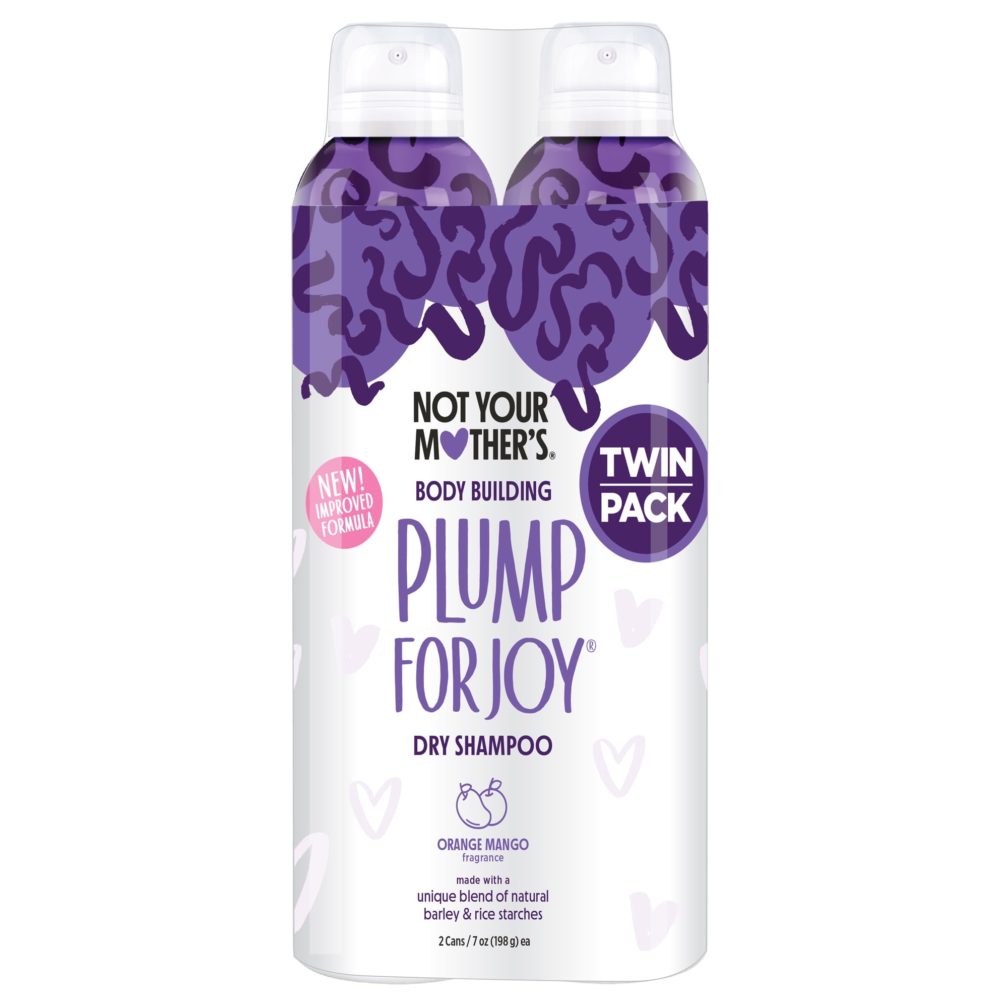 Not Your Mother's Plump for Joy Body Building Dry Shampoo, 7 oz, 2 Pack