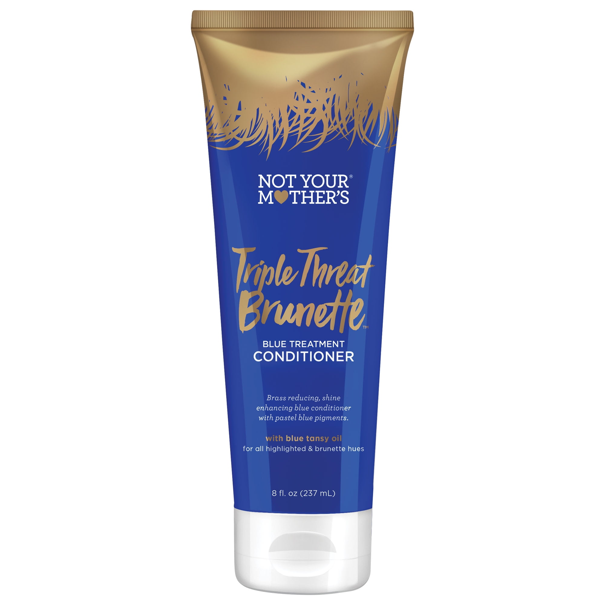 Not Your Mother's Triple Threat Brunette Blue Treatment Conditioner for Brown Hair, 8 fl oz