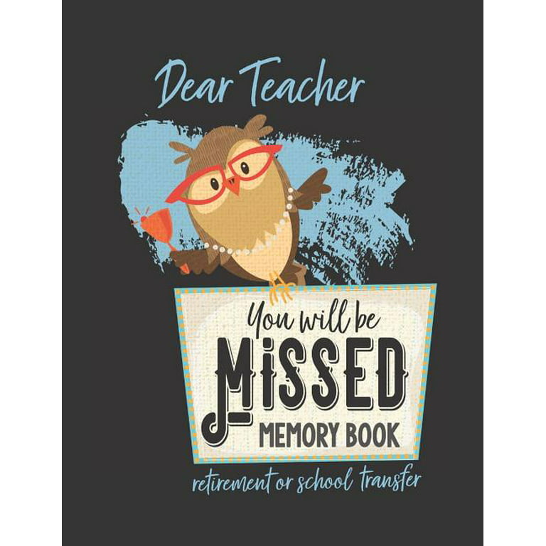 Not Your Usual Teacher Retirement Card: You Will be Missed Memory