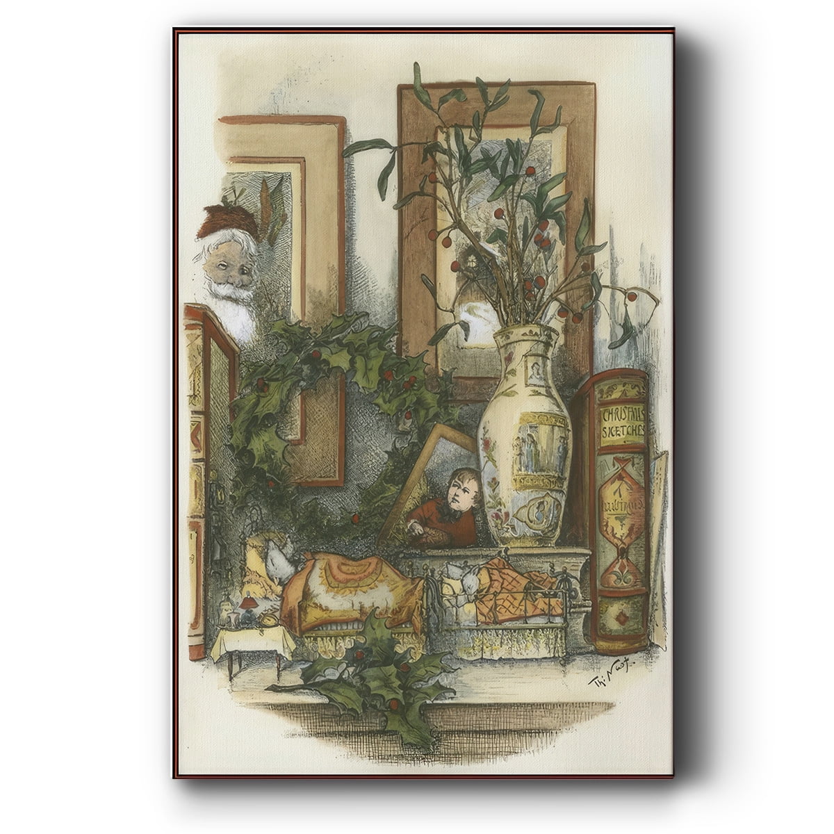 Not a Creature was Stirring- Gallery Wrapped Canvas