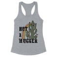 thumbnail image 1 of Not a Hugger Tank Top Fitted Racerback Women's Large Heather Grey, 1 of 5