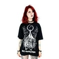 thumbnail image 1 of Not a Morning Person Bat Oversized T-Shirt, Black (Small), 1 of 1