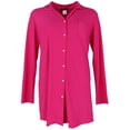 thumbnail image 1 of Not a Morning Person  Solid Button Down Long Sleeve Night Shirt (Women), 1 of 5