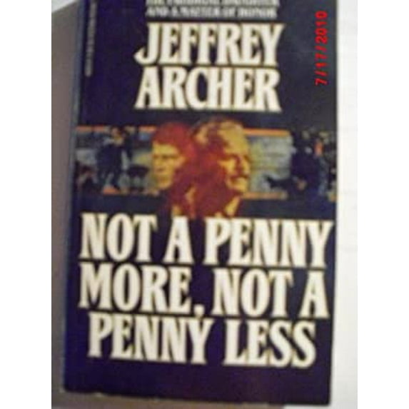 Pre-Owned Not a Penny More, Not a Penny Less (Paperback) 0671692143 9780671692148