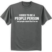 DECKED OUT DUDS Not a people person funny t-shirt graphic tee for men