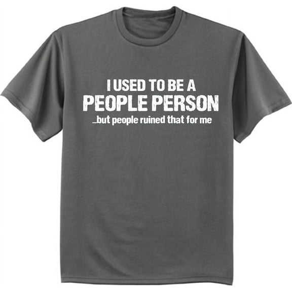 Not a people person funny t-shirt graphic tee for men