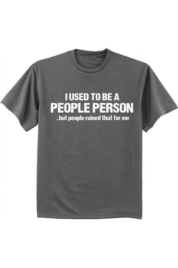 Not a people person funny t-shirt graphic tee for men