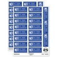 thumbnail image 1 of Not at This Address Letter Mail Sticker Set - Dark Blue - Gloss Finish - 2.00" Large, 1 of 7