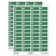 thumbnail image 1 of Not at This Address Letter Mail Sticker Set - Dark Green - Gloss Finish - 1.25" Mini, 1 of 7