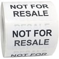 thumbnail image 1 of Not for Resale White & Black Labels | 1 x 2" inch - 500 Pack | InStockLabels.com, 1 of 1