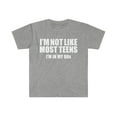 thumbnail image 1 of Not like most teens I'm in my 80s Unisex T-shirt S-3XL  Birthday Gift, 1 of 2
