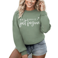 thumbnail image 1 of Not perfect Just Forgiven Christian Bible Sweatshirt Christian Long Sleeve Shirts Jesus Faith Cross Graphic Casual Loose Pullover Tops, 1 of 4