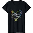 thumbnail image 1 of Not perfect just forgiven leopard heart Christian women T-Shirt, 1 of 3
