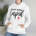 thumbnail image 1 of Not today Cupid Valentine's Unisex Heavy Blend™ Hooded Sweatshirt, 1 of 9
