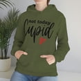 thumbnail image 1 of Not today Cupid Valentine's Unisex Heavy Blend™ Hooded Sweatshirt, 1 of 9