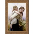 thumbnail image 1 of Not too Much to Carry 19x24 Gold Ornate Wood Framed Canvas Art by Bouguereau, William Adolphe, 1 of 2