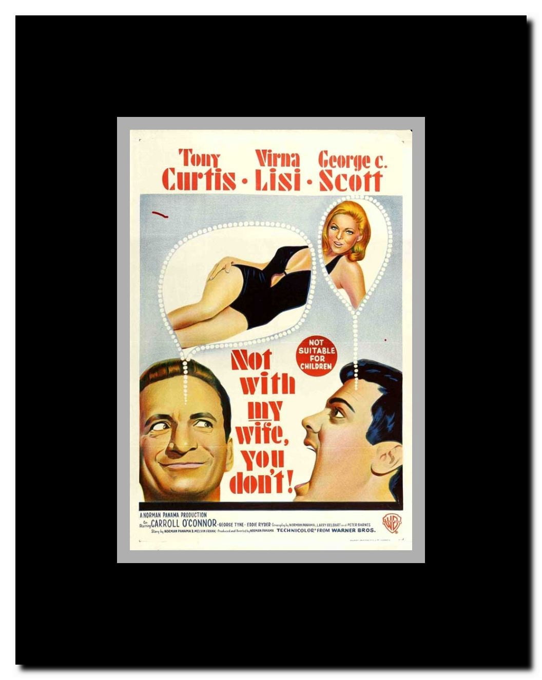 Not with My Wife You Don't! Framed Movie Poster