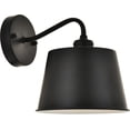 thumbnail image 1 of Nota 1 light black Wall Sconce, 1 of 7
