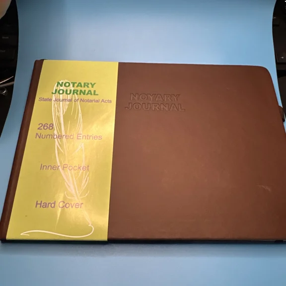Notary Journal - Official Notary Public Record Book With Numbered Pages