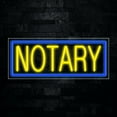 thumbnail image 1 of Notary-LED Neon Sign 30"L x 12"H #30096, 1 of 3