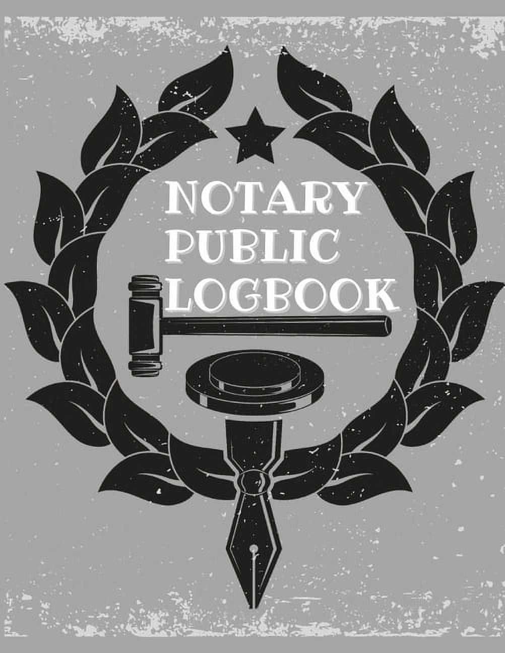 Notary Public Log Book Notary Book To Log Notorial Record Acts By A Public Notary Vol1