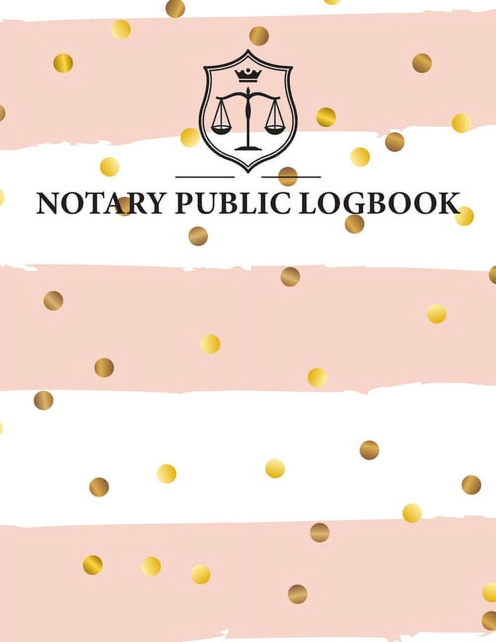 Notary Public Logbook Official Notary Records Journal Public Notary