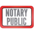 thumbnail image 1 of Notary Public Sign, 1 of 1