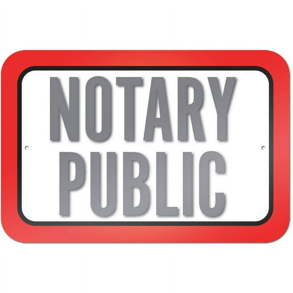 Notary Public Sign