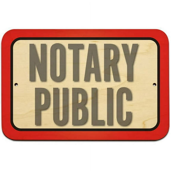 Notary Public Sign