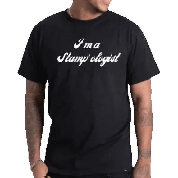 Notary Public T-Shirt – “I'm A Stamp'ologist” Funny Notary Shirt, 100% Cotton Unisex Tee