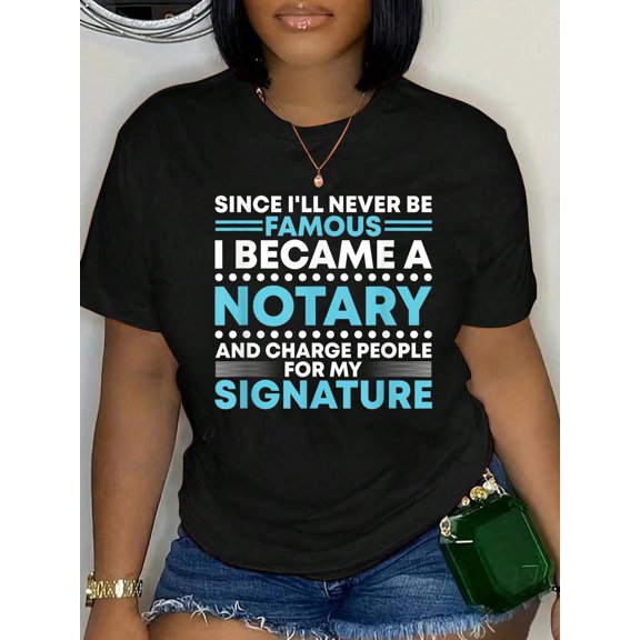 Notary Signature Mobile Notary Public T-Shirt